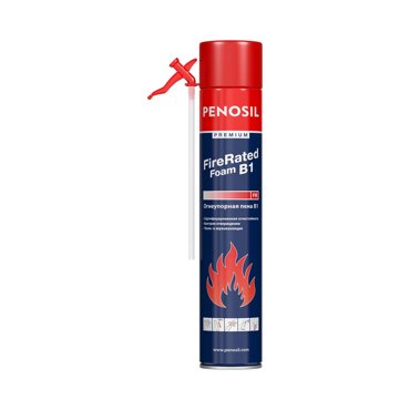 Пена монтажная бытовая огнеупорная Penosil Premium Fire Rated Foam B1 720 мл 2560₽