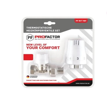 Комплект термостатический для радиатора 34 прямой ProFactor PF RVT 990 4529₽