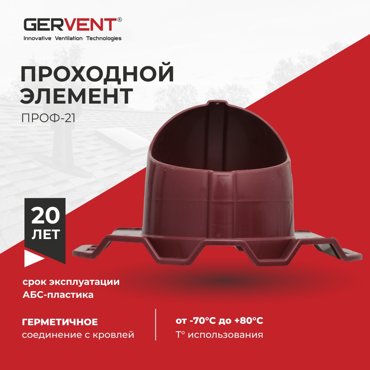 Проходной элемент ПРОФ 21 Gervent малиновый 1469₽