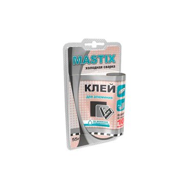 Холодная сварка MASTIX 55 г для алюминия блистер МС 0112 179₽