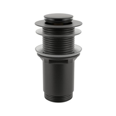 Донный клапан без перелива Wellsee Drainage System 182135000 латунь цвет матовый черный 2690₽