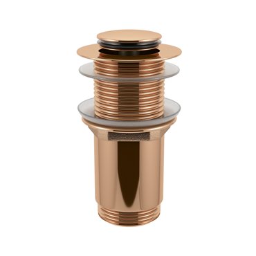 Донный клапан без перелива Wellsee Drainage System 182137000 латунь цвет розовое золото 2490₽