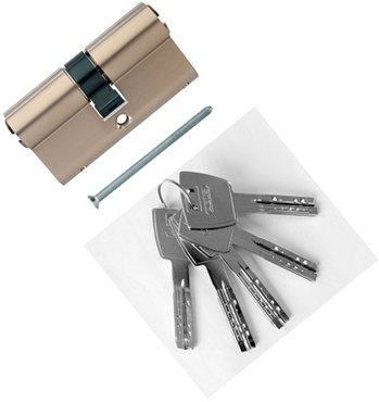Ключевой цилиндр ABUS X12R410 30-30 60 мм NI 12096₽