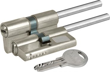 Цилиндровый механизм под вертушку KALE KILIT длшток 164 SX91 551026 mm никель 5 кл 6659₽