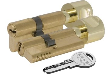 Цилиндровый механизм с вертушкой 164 OBS SCE62 26x10x26 mm латунь 5 кл 7159₽