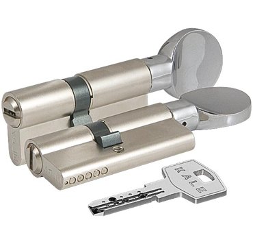 Цилиндровый механизм с вертушкой KALE KILIT 164 BM72 301032 mm никель 5 кл 3249₽