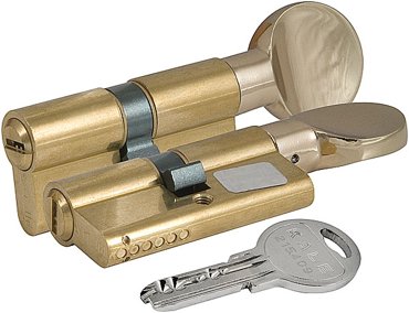 Цилиндровый механизм с вертушкой KALE KILIT 164 SM68 261032 mm латунь 5 кл 2539₽