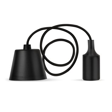 Подвес с патроном E27 1 м черный Smartbuy 690₽