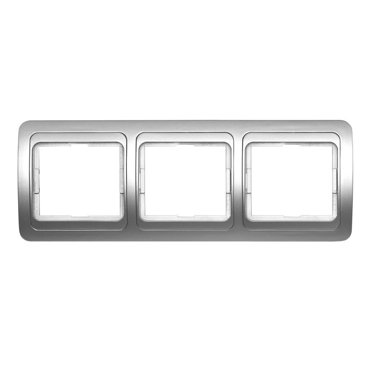 Рамка 3-местная горизонтальная черная Smart Buy Марс SBE-02b-00-FR-3 289₽
