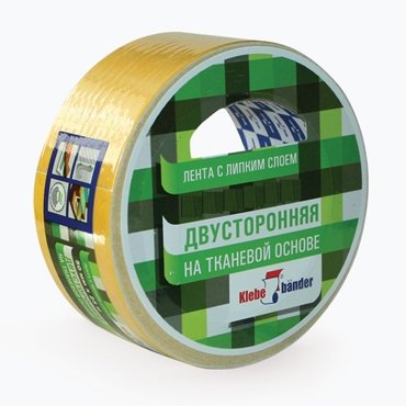 Двусторонняя тканевая лента 50мм25м 532₽