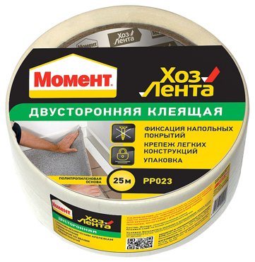 ХозЛента Момент Двусторонняя 25 м 1690071 774₽