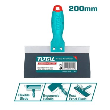 Шпатель фасадный Total Tools 200 мм стальной THPUT20011 589₽