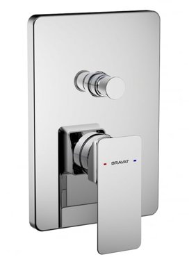 Смеситель встраиваемый Bravat Phillis PB856101CP-2-ENG для ванны с душем 4370₽