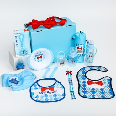 MumBaby Подарочный промобокс ХИТЫ для малышей Джентльмен тм MumBaby 5243₽