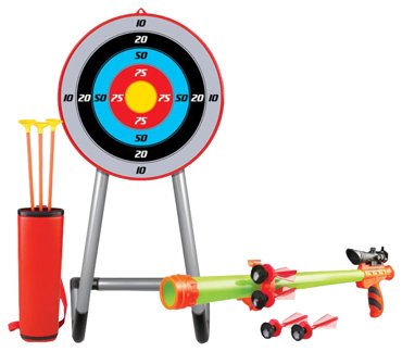 Лук игрушечный со стрелами ABtoys на присосках и духовая трубка в наборе 3440₽
