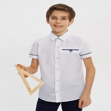 Рубашка детская Katasonov KTS2024 500 белый 158 1410₽