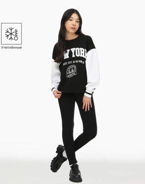 Леггинсы детские Gloria Jeans GWB001208 черный 152 599₽