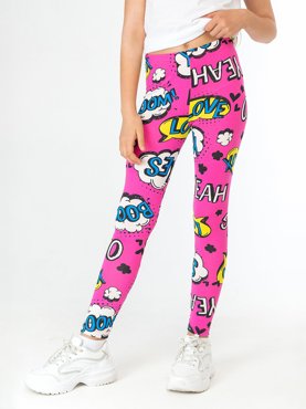 Леггинсы детские HappyFox HF00148 фуксия 128 499₽