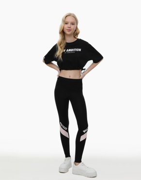 Леггинсы для девочек Gloria Jeans GHS008201 черный 12-14л164 399₽