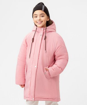 Пальто детское Button Blue 123BBGJC45021200 цвет розовый размер 158 3060₽