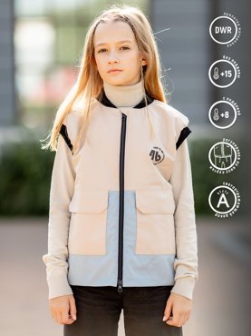 Жилет детский Batik 576-23в серо-синий 158 2600₽