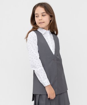 Жилет детский Button Blue 221BBGS4702 серый 164 2799₽