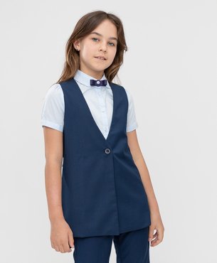 Жилет детский Button Blue 221BBGS4702 синий 146 3799₽