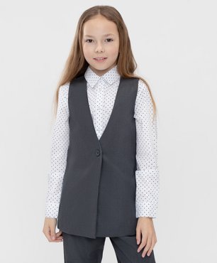 Жилет детский Button Blue 222BBGS4702 серый 140 3599₽