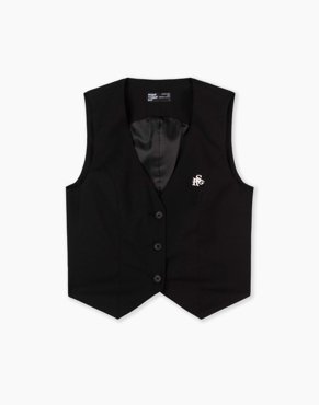 Жилет для девочки Gloria Jeans GJC006291 черный L170 1799₽