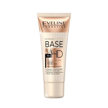 База под макияж Eveline Cosmetics Base Full HD Сияющая Матовая Кожа 4в1 30 мл 687₽