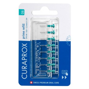 Ершик межзубный Curaprox CPS 06 Prime 06 мм 8 шт бирюзовый 2440₽