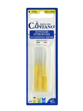 Pasta Del Capitano Interdental Brush - Зубной ёршик узкий 5 шт Iso 2 - диаметр 09 289₽