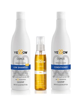 Набор YELLOW Curls шампунь 500 мл кондиционер 500 мл масло 125 мл 4012₽