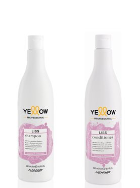 Набор YELLOW для гладких волос LISS шампунь 500 мл кондиционер 500 мл 2522₽