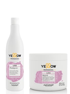 Набор YELLOW для гладких волос LISS шампунь 500 мл маска 500 мл 2566₽