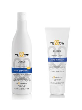 Набор YELLOW для кудрявых и вьющихся волос Curls шампунь 500 мл крем 250 мл 2476₽