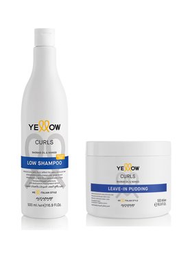 Набор YELLOW для кудрявых и вьющихся волос Curls шампунь 500 мл пуддинг 500 мл 2839₽