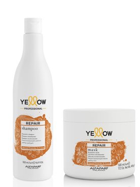 Набор YELLOW для поврежденных волос REPAIR шампунь 500 мл маска 500 мл 2566₽
