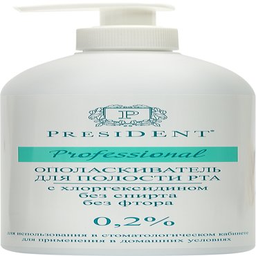 Ополаскиватель для полости рта PresiDENT Professional с хлоргексидином 02 500 мл 630₽