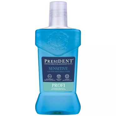 Ополаскиватель для полости рта PRESIDENT PROFI Sensitive Для чувствительных зубов 222₽