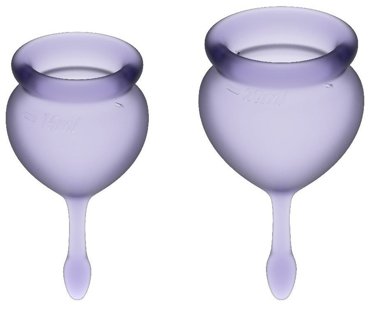 Набор менструальных чаш Feel good Menstrual Cup фиолетовые 635₽