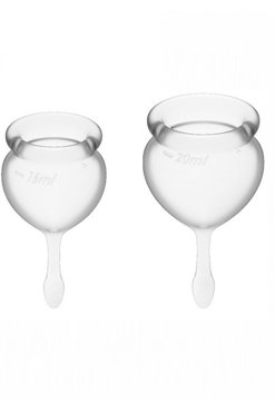 Набор менструальных чаш Satisfyer J1763-2 2 шт 15 и 20 мл 635₽