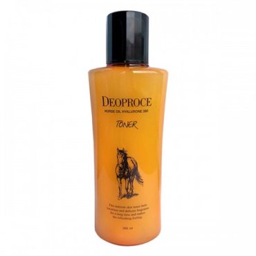 Deoproce Тонер с гиалуроновой кислотой и лошадиным жиром Horse Oil Hyalurone Toner 380 мл 732₽