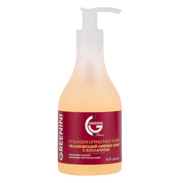 Лифтинг-тонер для лица Greenini Collagen Collection Лифтинг увлажняющий с коллагеном 235мл 410₽