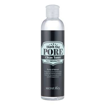 Secret Key Тонер для лица с древесным углем Black Out PORE Clean Toner 725₽