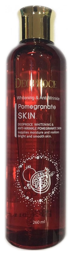 Тонер Deoproce Whitening Anti-Wrinkle Pomegranate Skin 260 мл 933₽
