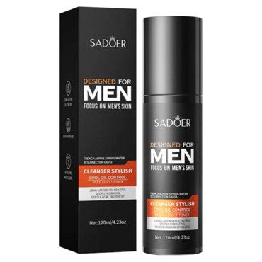 Тонер для лица Sadoer Мужской очищающий с мульти-эффектом Cool Oil Control 120 мл 289₽