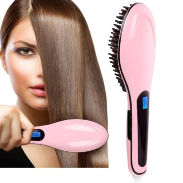 Расческа выпрямитель Fast Hair Straightener Розовый 649₽