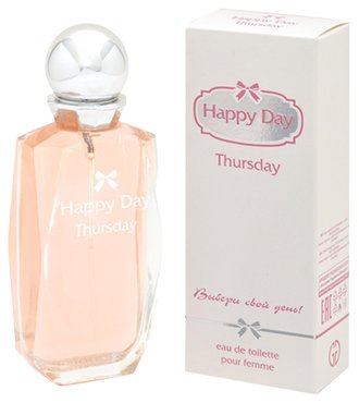 Туалетная вода женская HAPPY DAY Thursday 7860198 55 мл 438₽