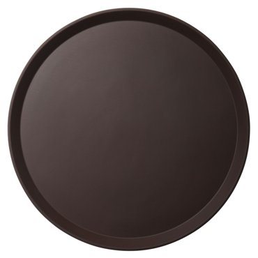 Поднос прорезиненный круглый Cambro 355х355х25мм стеклопластик коричневый 4140₽